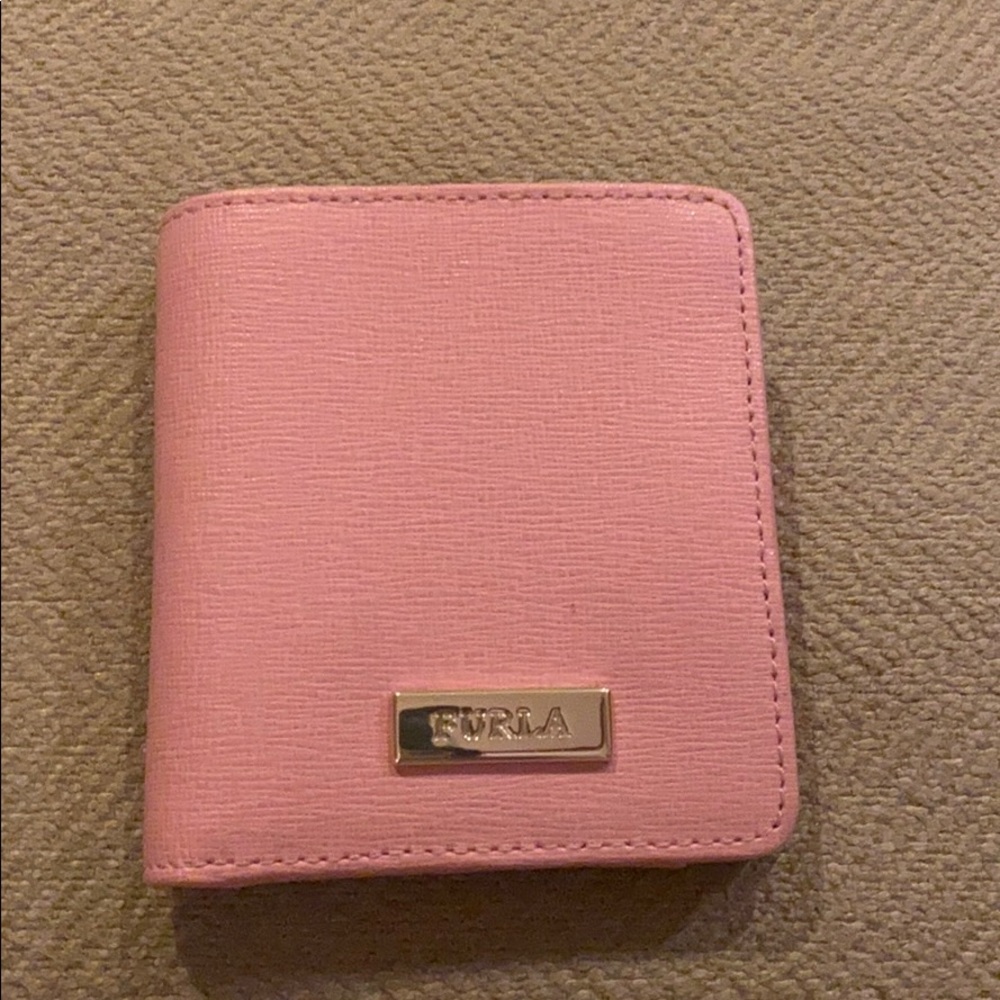 Furla small wallet in PINK. NWOT